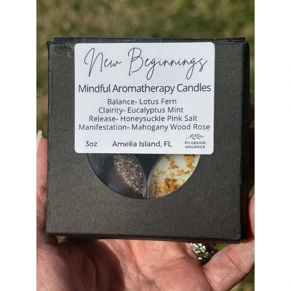 Aromatherapy Organic Candles Set of 4‎ Scented Candles Decorative Candles Gift